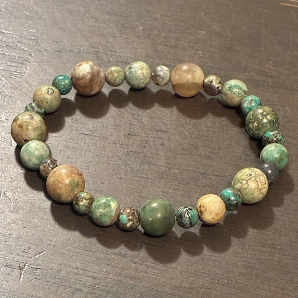 Natural Stone Beaded Bracelet
